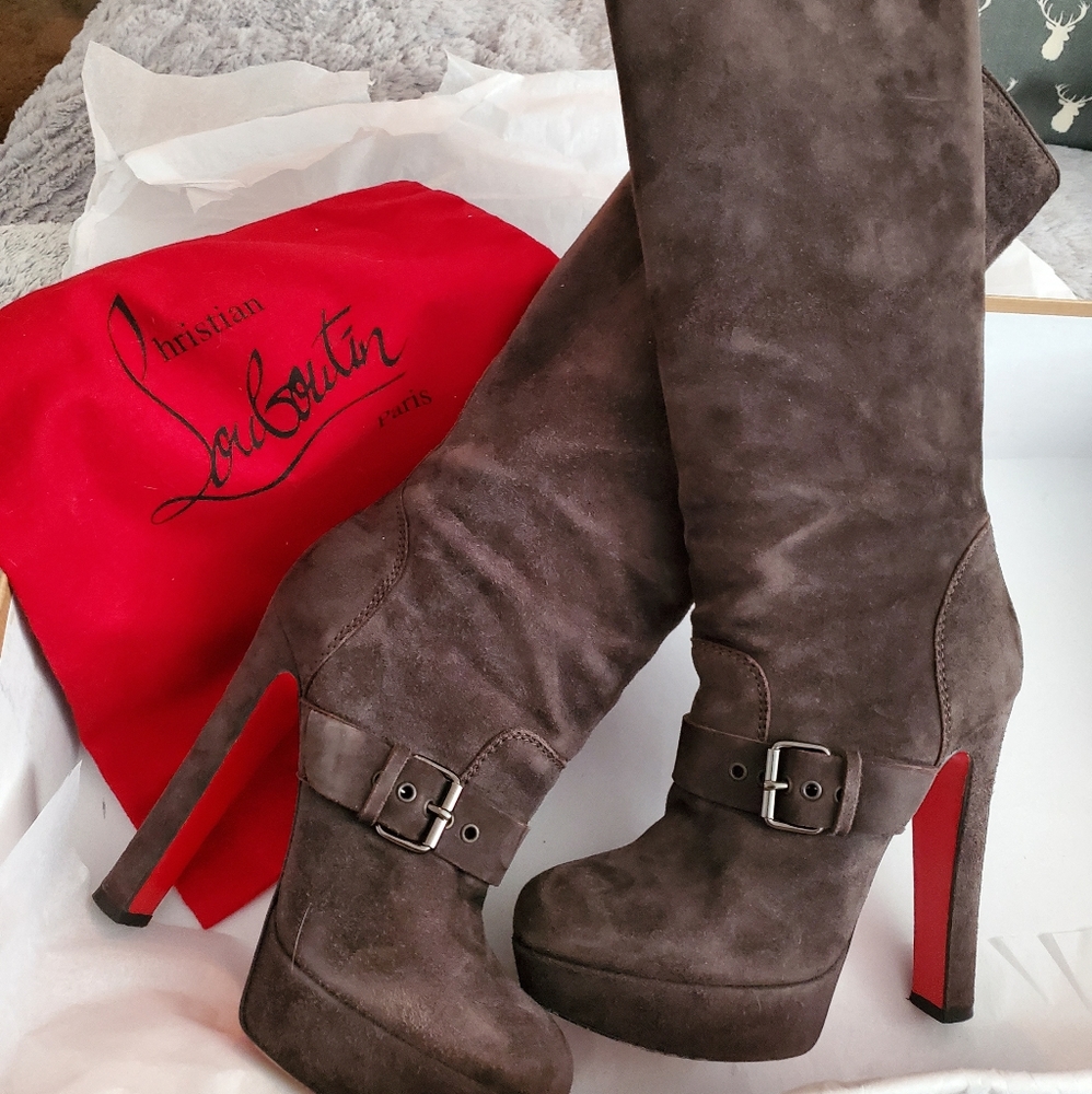 Christian Louboutin Suede Boots
